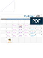 October Calendar