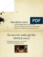 WEDNESDAY - Narrative Points of View