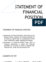 Elements of Statement of Financial Position
