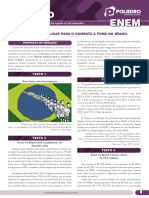 25 - Políticas Públicas Para o Combate à Fome No Brasil - Tipo Textual Dissertação Argumentativa ENEMA