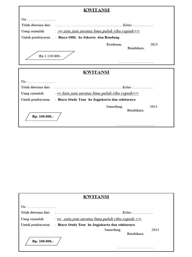 Kwitansi pdf