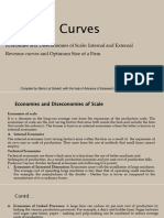 Revenue Curves, Economies and Diseconomies of Scale