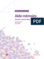 Aide Mémoire - Maths 1