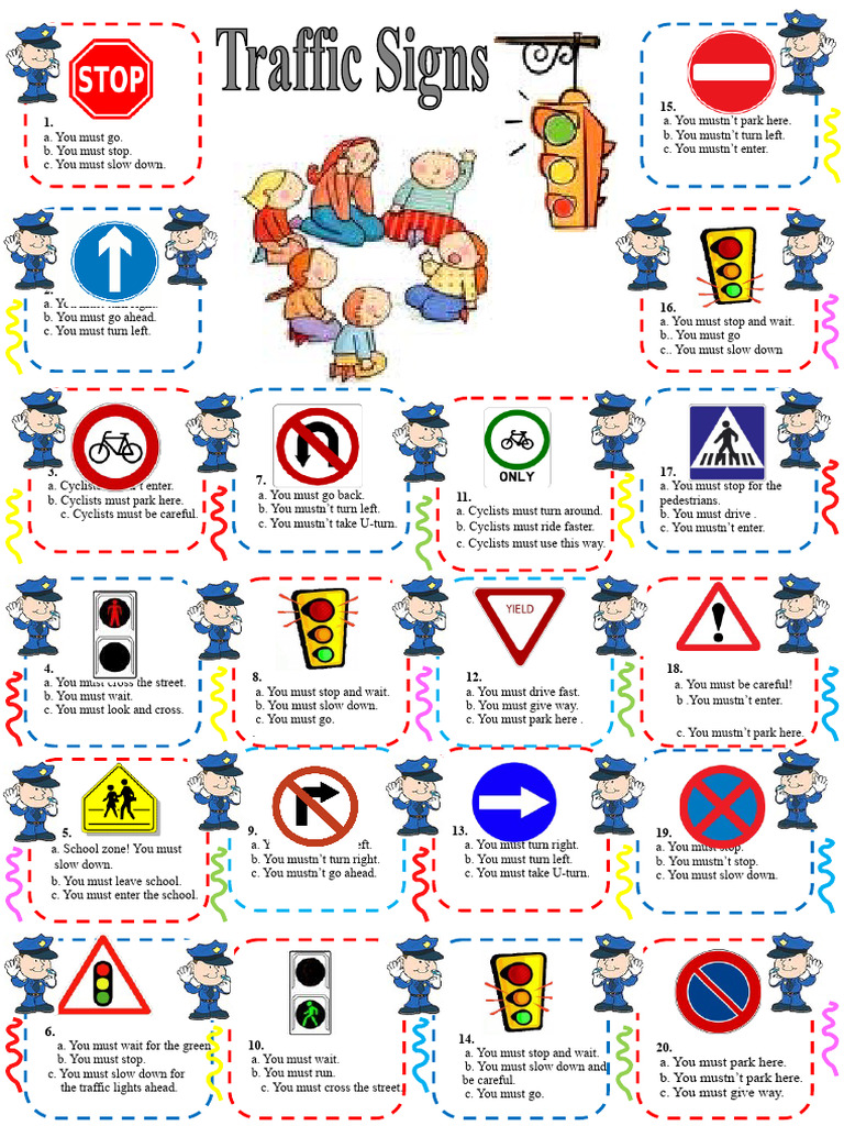Traffic Rules Tests - 103392 | PDF | Traffic | Road Safety