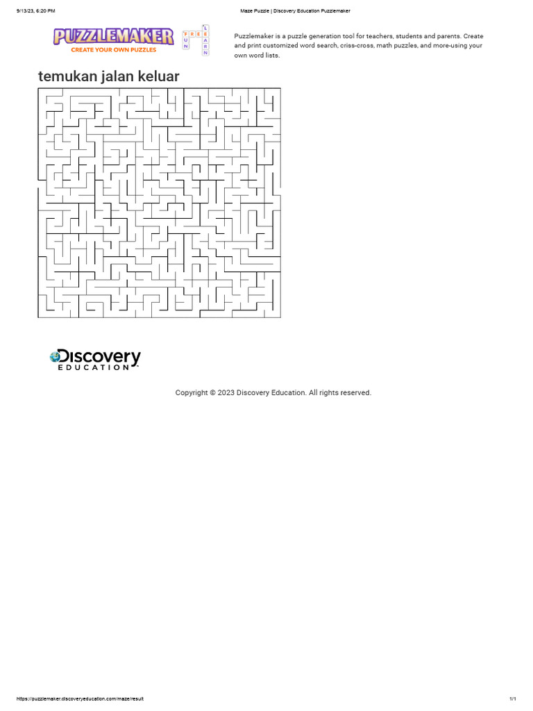 Maze | PDF
