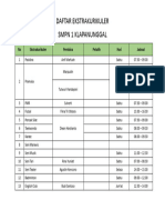 Daftar Ekstrakurikuler