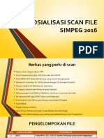 Sosialisasi Scan File Simpeg 2016