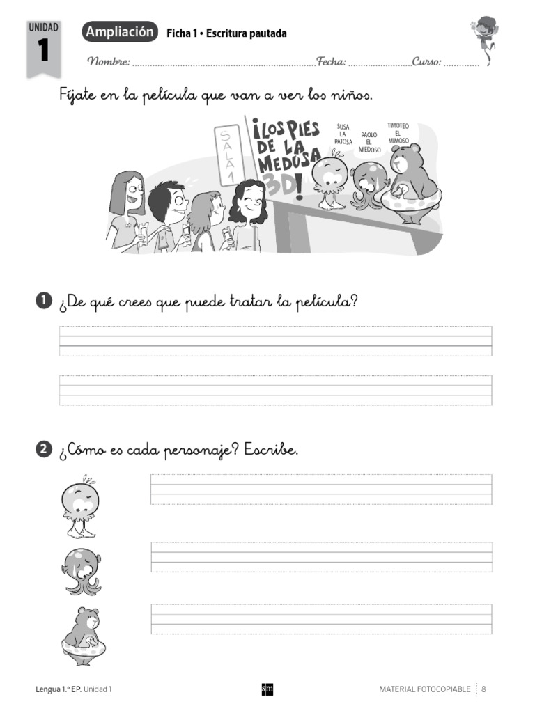 ampliación lengua 1º | PDF