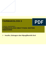 Insulin, Glukagon, Hipoglikemik Oral