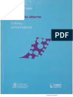 Un mundo abierto. Cultura y primera infancia. Cap 3 Lopez M.E. 2019