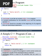 CPP OOPS Module 2