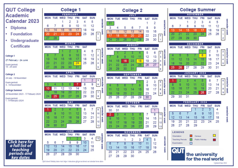 Qut Academic Calendar 2025 Pdf Release Date Modern Present Updated