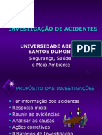 Investigação de Acidente