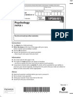 June 2021 QP - Paper 1 Edexcel Psychology GCSE