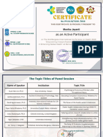 Certificate Monika Jayanti