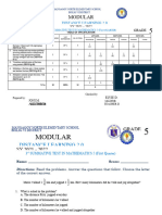 Math 5 Q1 Summative Test 3