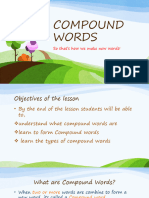 Compound Words Online Lesson