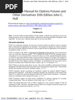 Solution Manual For Options Futures and Other Derivatives 10th Edition John C Hull