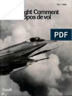 flight Comment Propos de Vol: National Detense T Defence Nationale