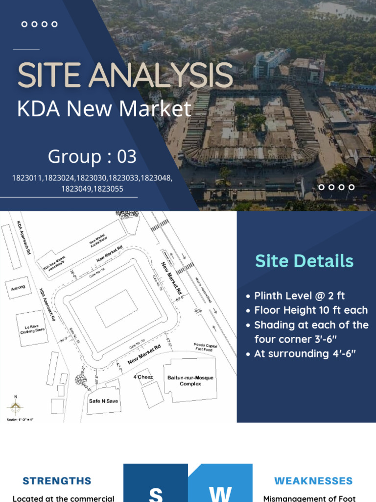 Site Analysis Of New Market Khulna Pdf Traffic Retail
