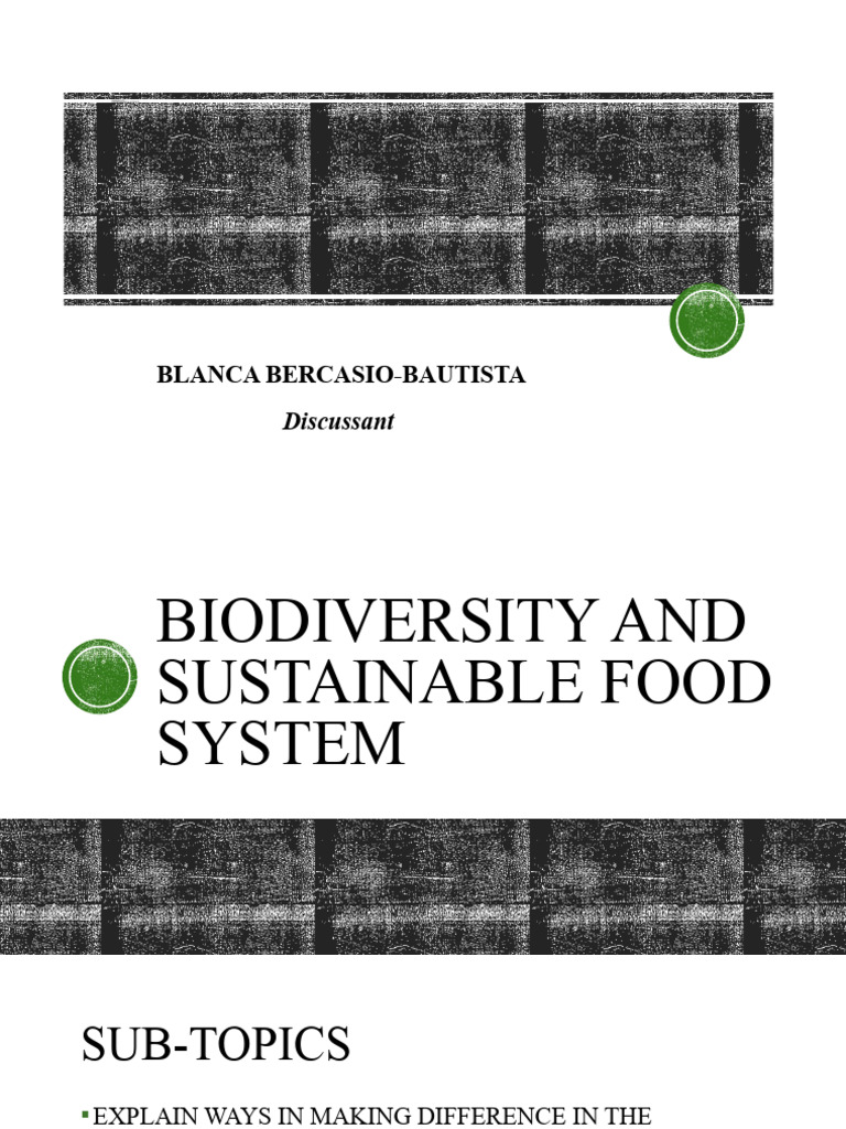 BAUTISTABLANCA Sustainable Food System PDF