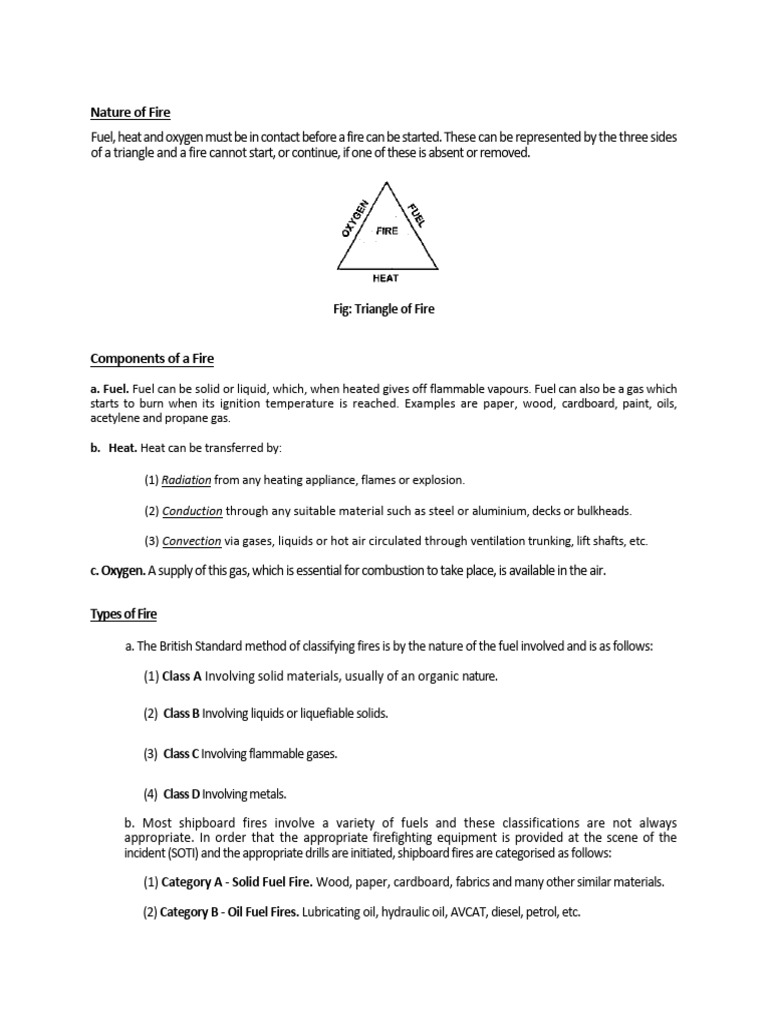 Fire Safety Pdf Fires Combustion