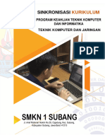 Sinkronisasi Kurikulum Teaching Factory Tki Tkj