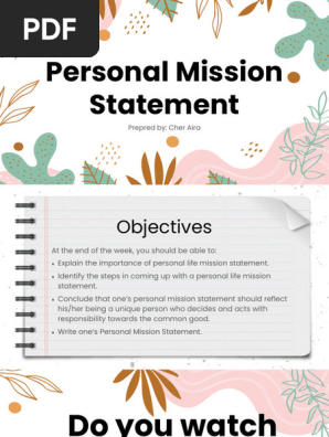 Personal Mission Statement