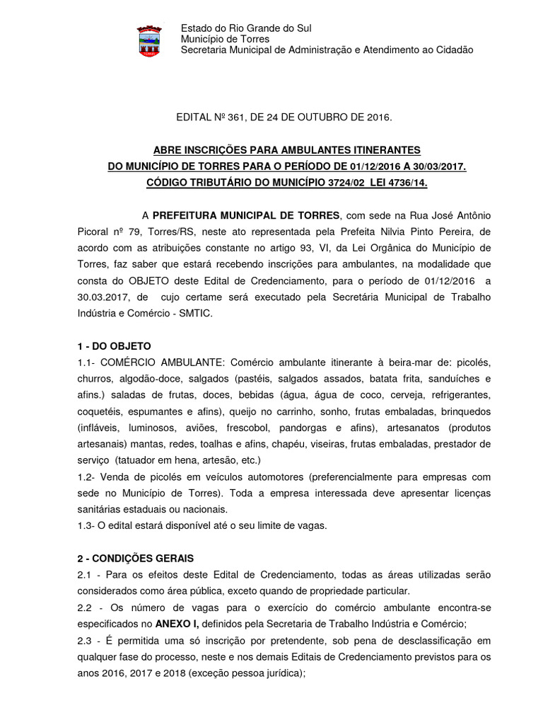 361 16 Ambulantes Trabalho Industria e Comercio PDF