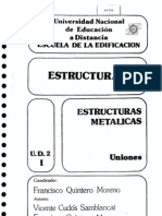 Estructuras Metálicas. Uniones-F. Quintero