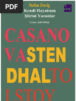 5546 Kendi Hayatinin Shiirini Yazanlar Casanova Stendal  