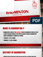 PE 103 Badminton