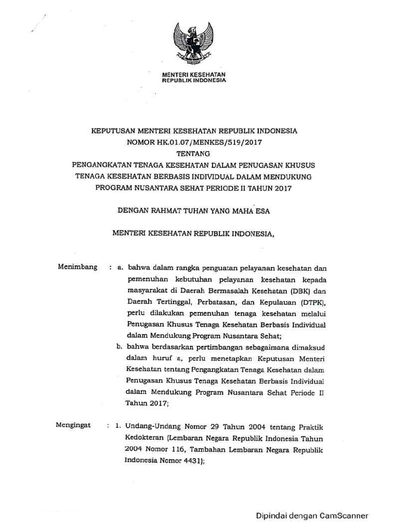 SK Nusantara Sehat 2017 - 11zon | PDF