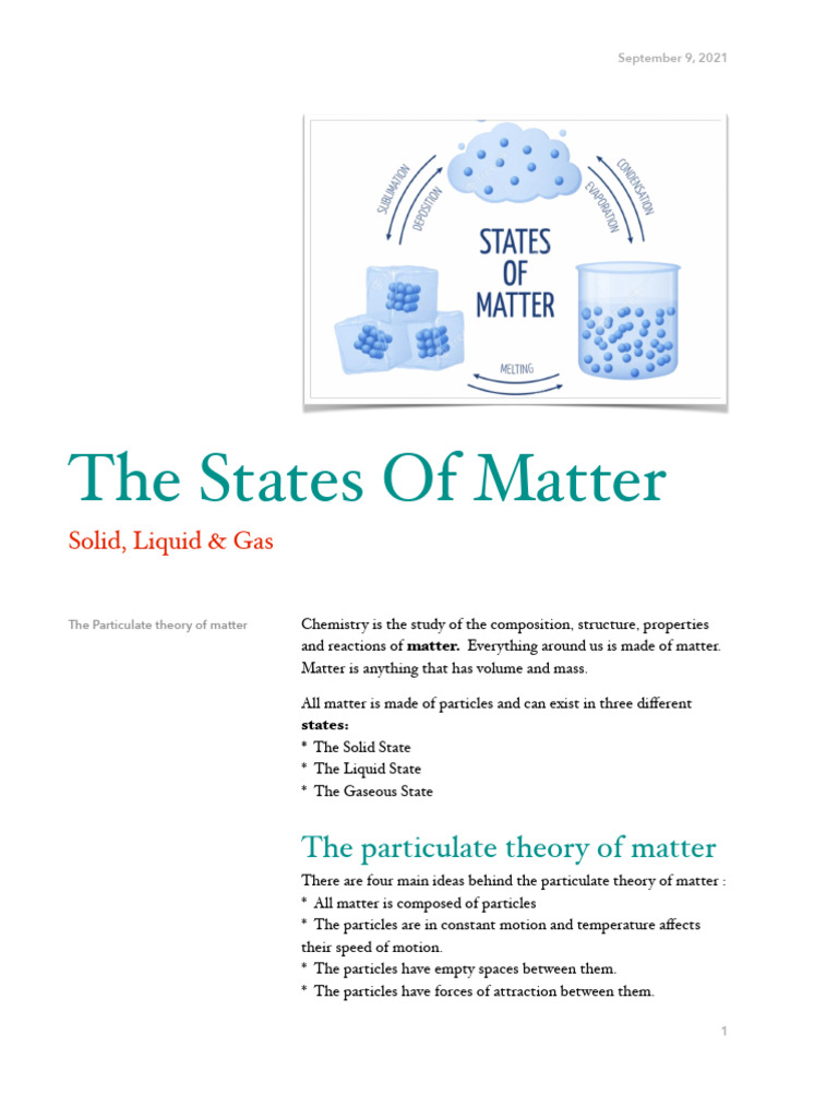 States of Matter | PDF | Ion | Gases