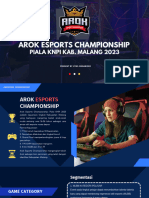Arok Esports Championship 2023 - Proposal Fix - 2