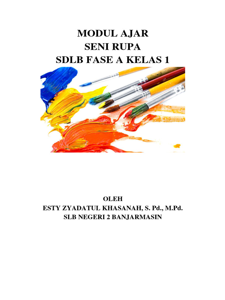 Modul Seni Rupa untuk SDLB Kelas 1 | PDF | Karier & Perkembangan