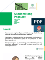 2) Kahulugan NG Akademikong Pagsulat