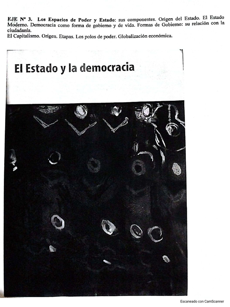 Eje 3. Los Espacios de Poder y Estado | PDF