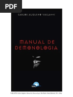 Livro Manual de Demonologia - Autor Carlos Augusto Vailatti