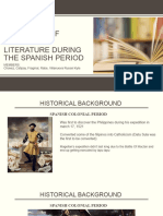 Evolution of Philippine Literature During The Spanish Period