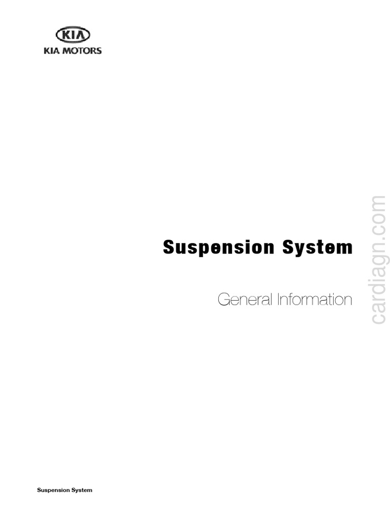 Suspension System PDF Axle Tire