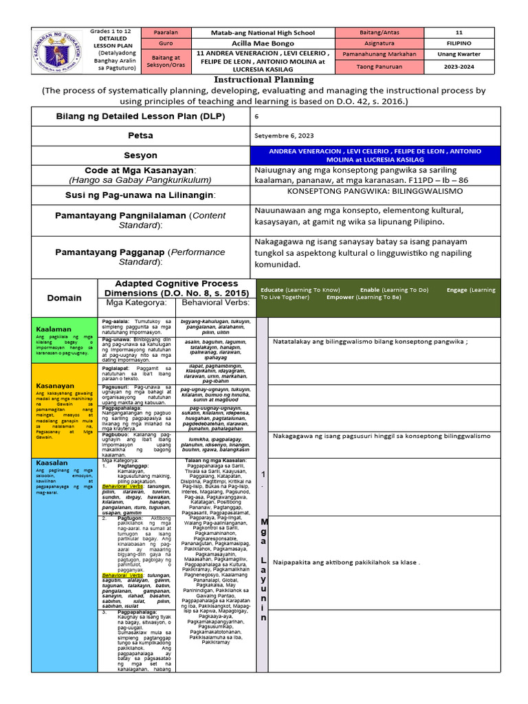 Detailed Plan 6 | PDF