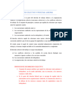 DERECHO COLECTIVO Y PROCESAL LABORAL - Resumenes