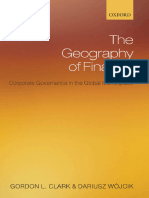 Gordon L. Clark, Darius Wojcik - The Geography of Finance_ Corporate Governance in a Global Marketplace (2007)