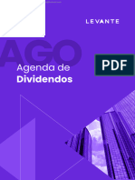 Agenda de Dividendos de Agosto