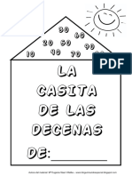 Casita Decenas Sin Numeros