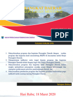 Presentase Forum Opd 2020