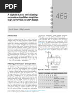 A Digitally Tuned Anti-Aliasing and Reconstruction Filter (LTC1564)