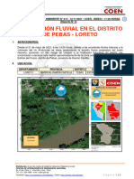 Reporte de Peligro Inminente #213 12nov2021 Por Erosión Fluvial en El Distrito de Pebas Loreto 3
