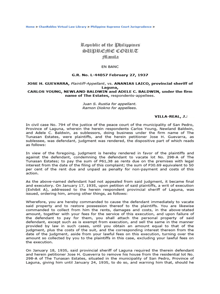 Guevarra PDF Judgment (Law) Lawsuit
